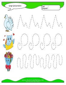 Çizgi Çalışma Sayfaları